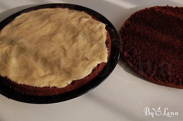 Vegan Chocolate Cake with Bananas - Step 10