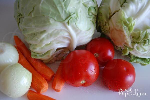 Sheet Pan Roast Chicken with Cabbage - Step 1